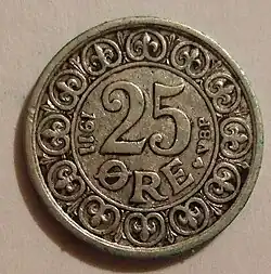 25 Øre 1911 Vorderseite