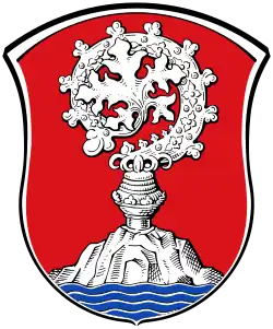 Wappen der Gemeinde Abtsteinach im Odenwald