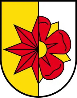 Stadtwappen von Barntrup seit 1. Januar 1969