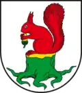 Eichhörnchen im Wappen von Bertingen