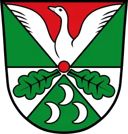 Ganter im Wappen von Hohengandern, Thüringen