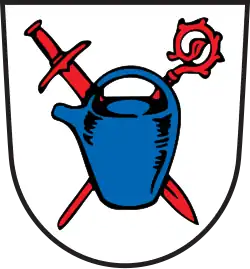 Wappen der Gemeinde Holzheim am Forst