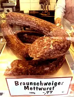 Braunschweiger Mettwurst in Braunschweig