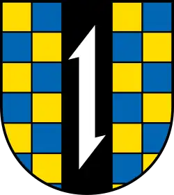 im Wappen von Metzenhausen (mittig)