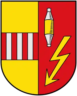 Blitz im Wappen von Hamm-Uentrop