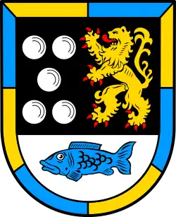 Verbandsgemeindewappen von Waldfischbach-Burgalben