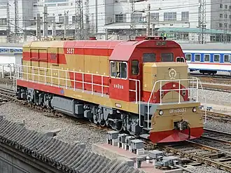 DF7G am Pekinger Westbahnhof