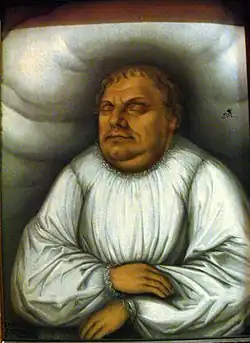 Luther auf dem Totenbett