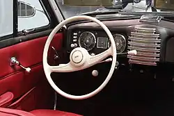 DKW F 91 (bis 1957): Lenkrad noch rund