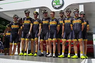 Mannschaftsfoto Team Lotto Kern-Haus PSD Bank