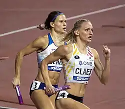Hanne Claes Rang vier in&nbsp;55,25&nbsp;s