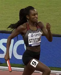 Aiyanna Stiverne – ausgeschieden als Sechste des fünften&nbsp;Vorlaufs