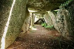 Allée couverte de Kerbannalec - Innenraum