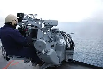 KBA als Bordwaffe eines Marineschiffes