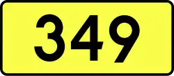 Droga wojewódzka 349