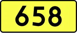 Droga wojewódzka 658