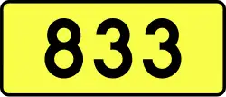 Droga wojewódzka 833