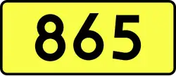Droga wojewódzka 865