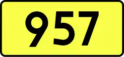 Droga wojewódzka 957