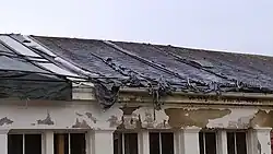 Dach über Treppenaufgang zum Theatersaal Nordseite (2019)