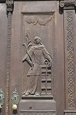 Südportal, heiliger Laurentius