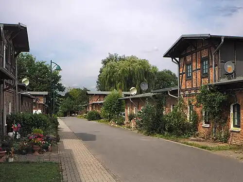 Ehemalige Arbeiterhäuser an der Seestraße