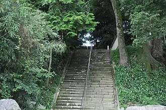 Treppe zum Tempel