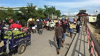 Grenzbrücke über den Rio Masacre
