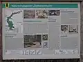Hinweistafel Naturschutzgebiet Dalbekschlucht