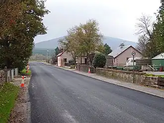 Die ehemalige A9 in Dalwhinnie