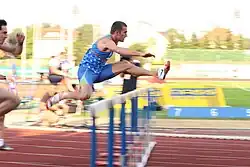 Damjan Zlatnar schaffte es mit seinen 13,77&nbsp;s nicht ins&nbsp;Halbfinale