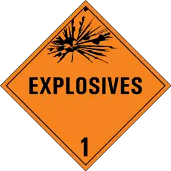 Gefahrgutklasse 1 – Explosivstoffe und Gegenstände, die Explosivstoffe enthalten