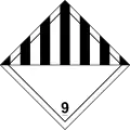 Gefahrengutkennzeichen Klasse 9