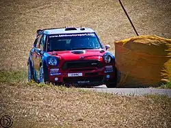 Dani Sordo im Mini Countryman WRC bei der Rallye Deutschland