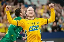 Daniel Pettersson bei der Weltmeisterschaft 2023.