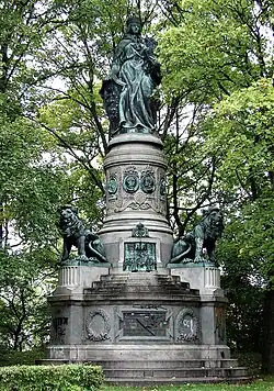 Dänemark-Denkmal, eine Skulptur von Louis Hasselriis