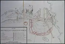 Darstellung der Belagerung von 1703