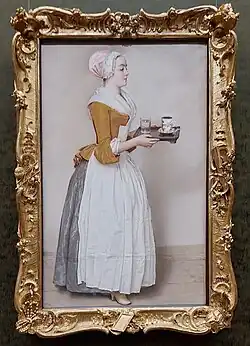 Das Bild im Originalrahmen und die Spannrahmenkonstruktion von hinten