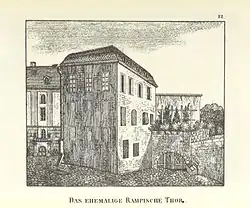 Das ehemalige Rampische Thor um 1830