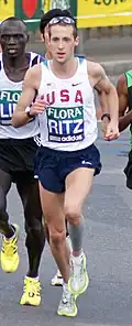 Dathan Ritzenhein wurde als bester nicht-afrikanischer Läufer&nbsp;Neunter