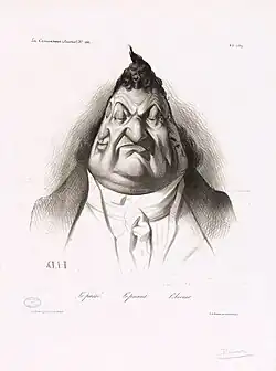 Karikatur von König Louis Philippe von Honoré Daumier (1834)
