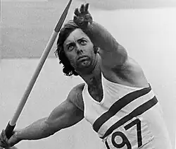 Dave Travis, EM-Neunter 1969 schied mit 72,32 m in der Qualifikation aus