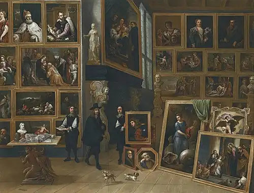 Galerie von Erzherzog Leopold Wilhelm in Brüssel, Privatsammlung, 1653–1656