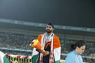 Davinder Singh Kang bei den Asienmeisterschaften 2017 in Bhubaneswar