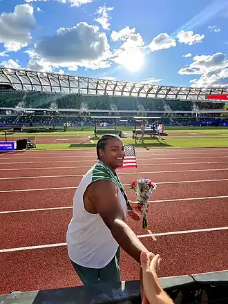 Jaida Ross bei den US Olympic Trials 2024