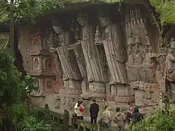 Felsritzungen von Dazu