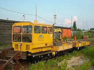 Klv 54-0006 der DBG mit Anhänger Kla 06-0003