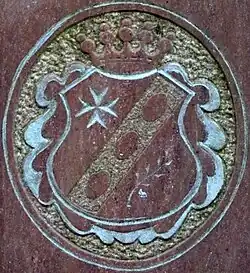 Heraldik der Familie de Saint-Paul, andere Farbgebung