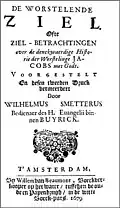 De worstelende Ziel, 1679, Betrachtungen über Jakobs Kampf mit Gott (Genesis 32)