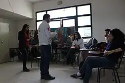 Debating Club in der Faculté de Médecine de Tunis.